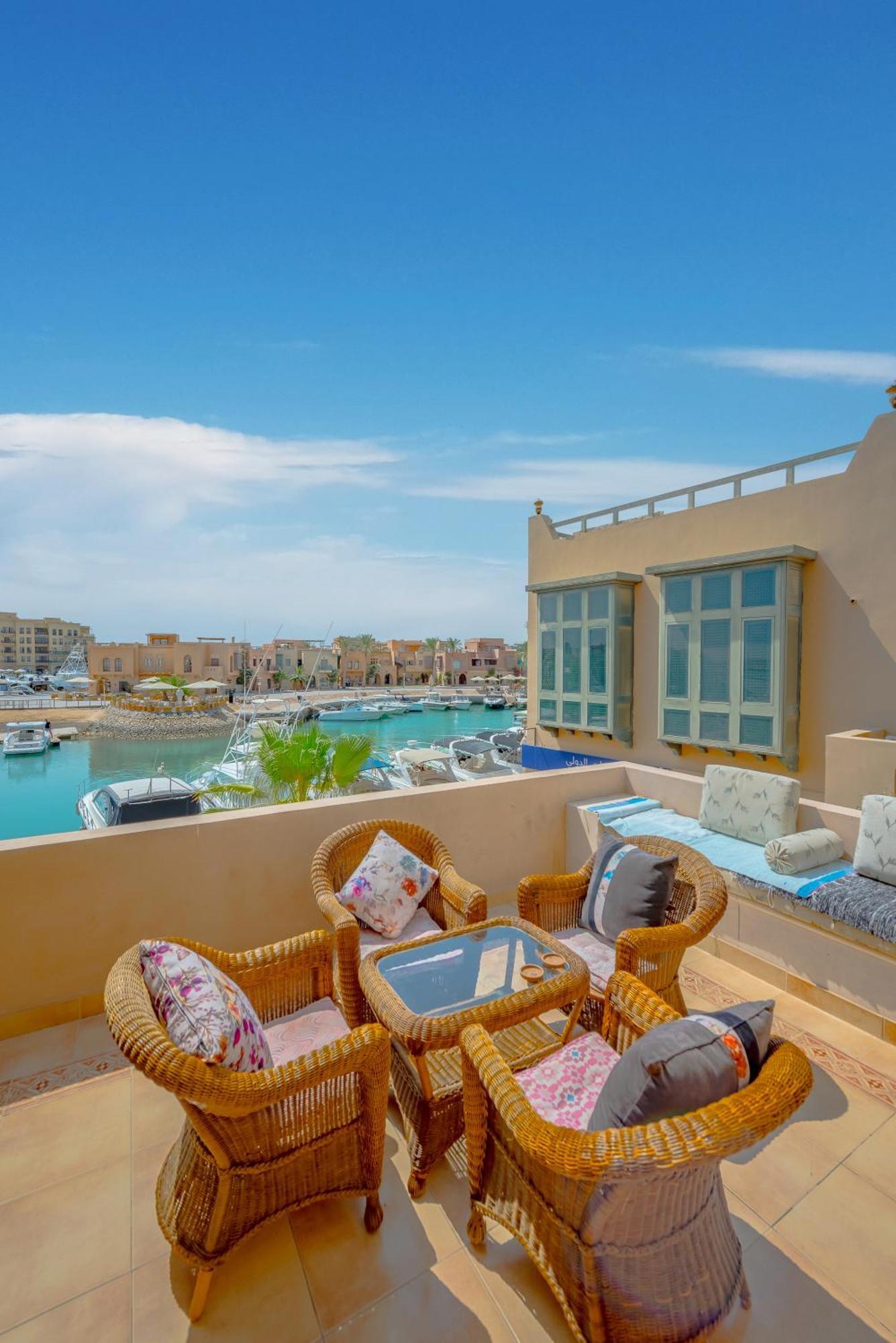 Seaview Penthouse With Roof In Marina El Gouna Egypt Vila Hurghada Exterior foto