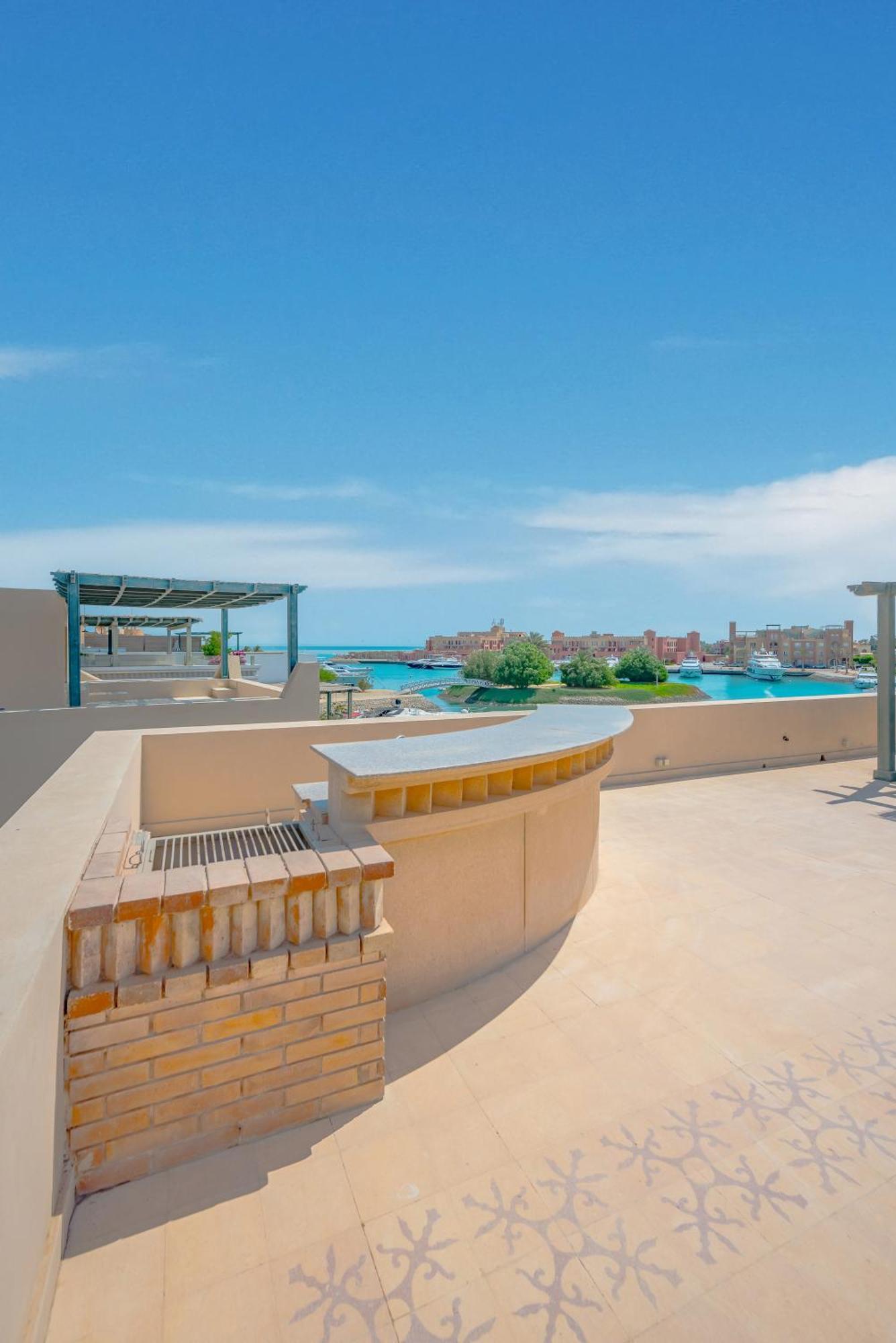 Seaview Penthouse With Roof In Marina El Gouna Egypt Vila Hurghada Exterior foto