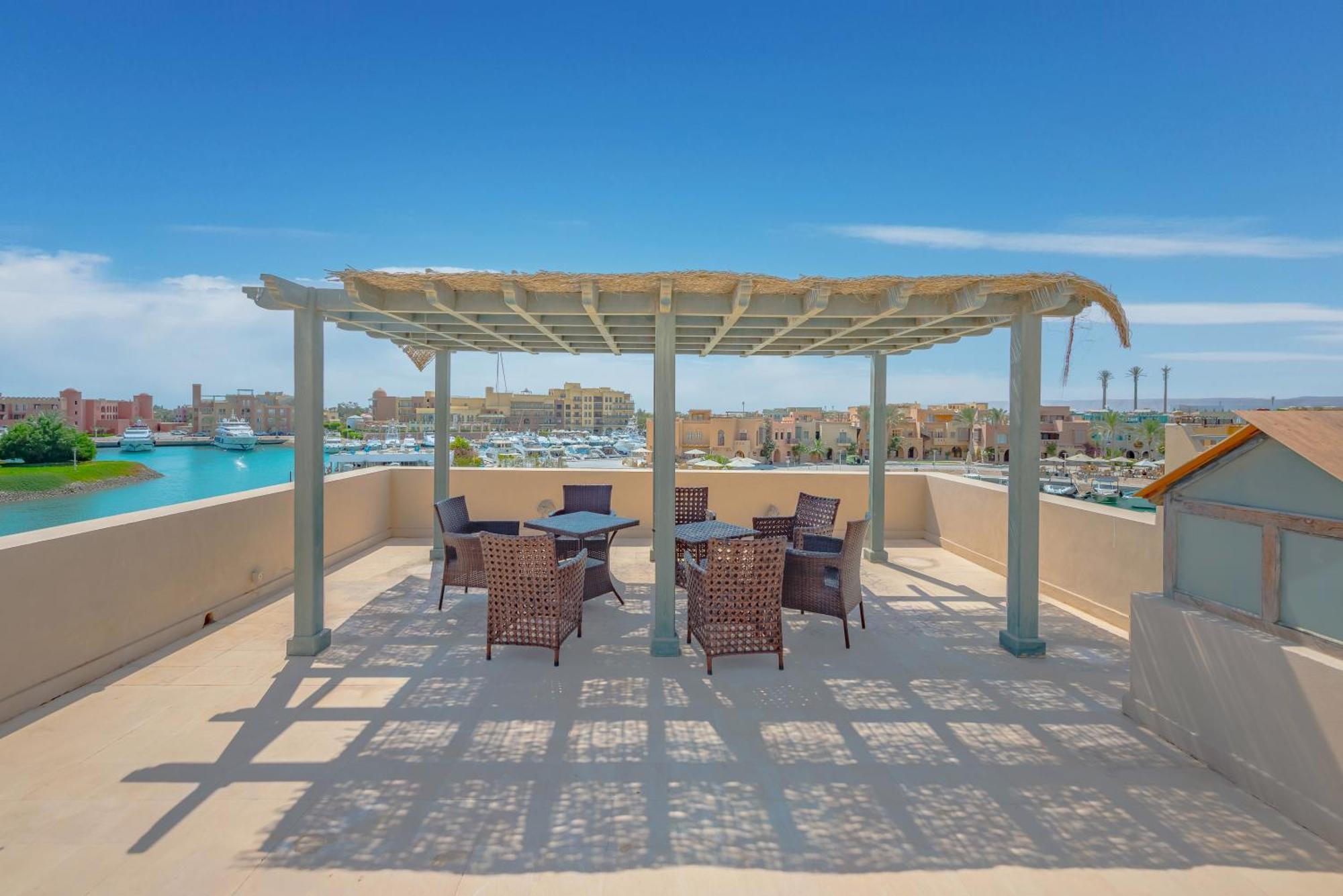 Seaview Penthouse With Roof In Marina El Gouna Egypt Vila Hurghada Exterior foto